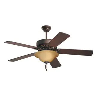 Emerson Pro Series ES 50-inch Oil Rubbed Bronze Traditional Ceiling Fan with Reversible Blades