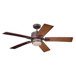 Emerson Amhurst 54-inch Venetian Bronze Transitional Ceiling Fan with Reversible Blades