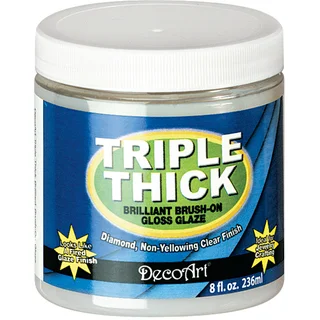 Triple Thick Brilliant BrushOn Gloss Glaze 8oz