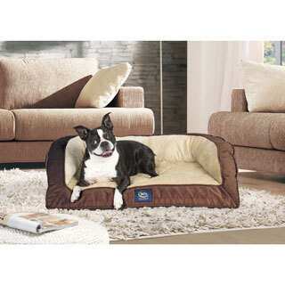 Serta Orthopedic Foam Quilted Couch Pet Bed