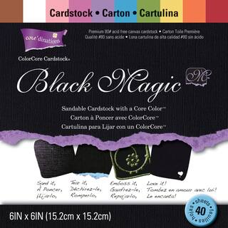 Core'dinations Black Magic Cardstock Pad 6inX6in 40/PkgHocus Pocus