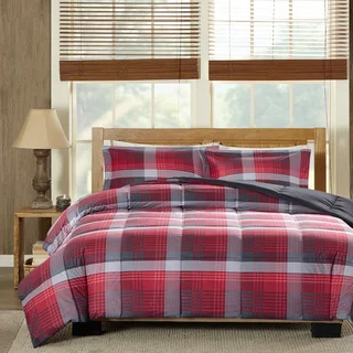 Woolrich Terpun Red Softspun Down Alternative Comforter Mini Set