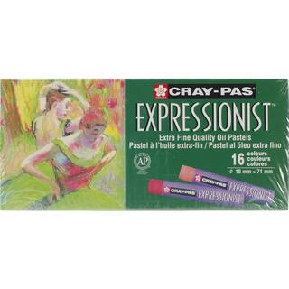 CrayPas Expressionist Oil Pastels 16/PkgAssorted Colors