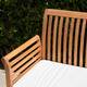 Desmond Outdoor 4-piece Acacia Wood Chat Set with Cushions by Christopher Knight Home - Thumbnail 4