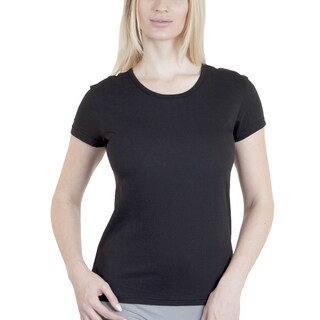 Agiato Apparel Women's Basic Cotton Crew Neck T-shirt