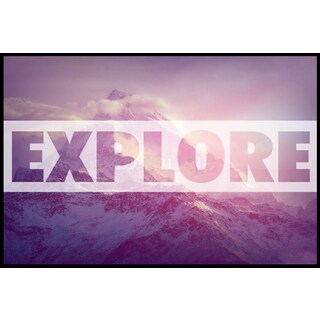 Explore (16-inch x 20-inch) on Woodmount