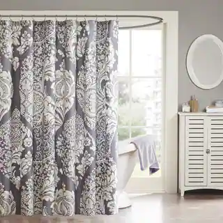 Madison Park Marcella Cotton Shower Curtain