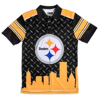 Forever Collectibles Pittsburgh Steelers NFL Polyester Thematic Polo Shirt