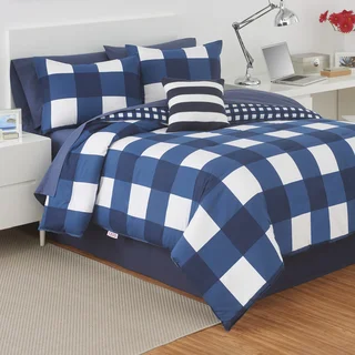 Izod Buffalo Blue Plaid Comforter Set