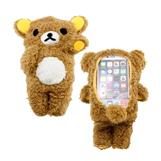Gearonic Cute Plush Cover Case Teddy Bear for Apple iPhone 6 6S Plus