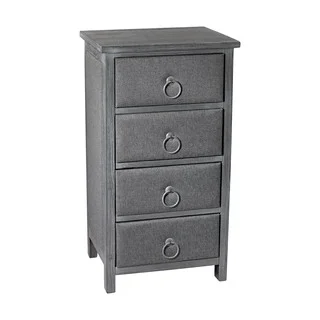 Sterling Grey Linen Covered Chest