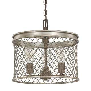 Capital Lighting Donny Osmond Eastman Collection 3-light Silver and Bronze Pendant