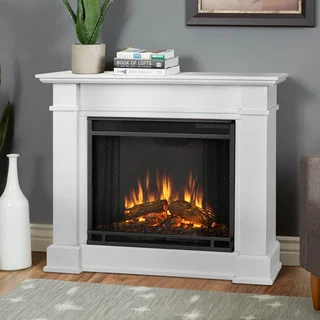 Real Flame Devin White Electric 36.3-inch Fireplace