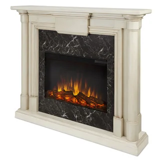 Real Flame Maxwell Whitewash Electric 47.6-inch Fireplace