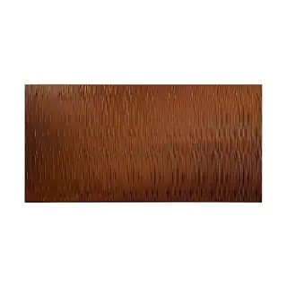 Fasade Waves Vertical Oil Rubbed Bronze 4-foot x 8-foot Wall Panel