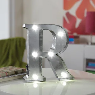 Apothecary & Company 8inch LED Letter R Marquee Sign