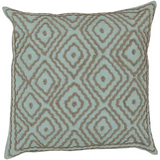Decorative Sergio Geometric Feather/ Down or Polyester Filled PIllow 20-inch
