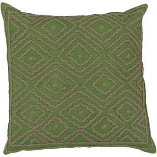 Decorative Sergio Geometric Feather/ Down or Polyester Filled PIllow 20-inch