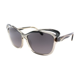 Emilio Pucci Women's EP 712S 029 Graphite Square Plastic Cat Eye Sunglasses