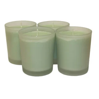 Cove House Candle Co, LLC. - 3oz Scented Light Green Soy Votives (Set of 4)