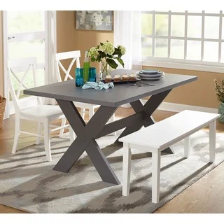 Simple Living 4-piece Sumner Dining Set with Bench