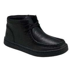 Boys' Hush Puppies Bridgeport 2 Chukka Boot Black Leather