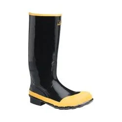 Men's LaCrosse Industrial 16in Economy Steel Toe Knee Boot Black/Yellow