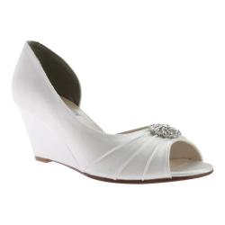 Women's Touch Ups Lee Wedge White Satin
