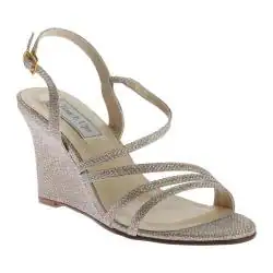 Women's Touch Ups Paige Wedge Sandal Champagne Shimmer