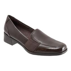 Women's Trotters Arianna Dark Brown Patent Leather/Burnished Soft Kid