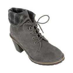 Women's White Mountain Jayjay Ankle Bootie Charcoal Suede
