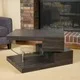 Michael Rectangular Rotating Wood Coffee Table by Christopher Knight Home - Thumbnail 1