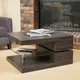 Michael Rectangular Rotating Wood Coffee Table by Christopher Knight Home - Thumbnail 4