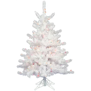 2' x 16" Crystal White Tree with 50 Clear Dura-Lit Lights