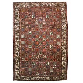 Hand-knotted Wool Traditional Oriental Panel Bakhtiar Rug (15' 9 x 23')