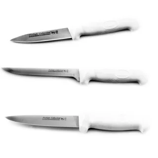 Straight 3-piece Prep Cutlery Set with Ergonomic Handles