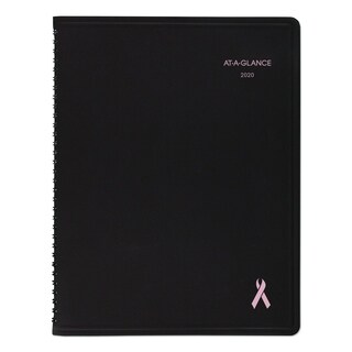 AT-A-GLANCE QuickNotes Special Edition Black/Pink Monthly Planner 2016