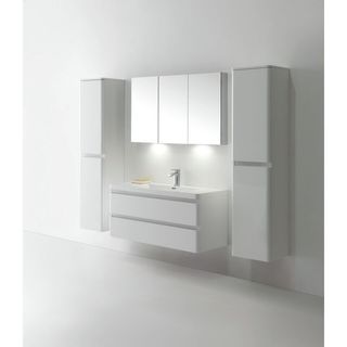 Eviva Glazzy 48-inch Vanity Wall Mount Single Sink