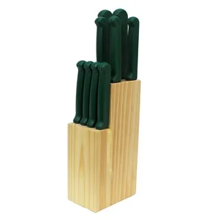 Quikut Homebasics 10-piece Green Cutlery Set