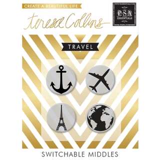 Teresa Collins Switchable 'Travel' Stamps