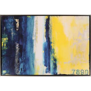 Transitional Reeves Rectangular Framed Canvas Print 37 x 25