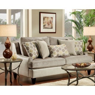 LYKE Home Russel Lavender Sofa
