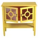 Heather Ann 2-door Console Cabinet with Glass Insert and Bottom Shelf - Thumbnail 8