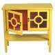 Heather Ann 2-door Console Cabinet with Glass Insert and Bottom Shelf - Thumbnail 9