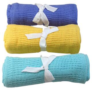 Snuggle Cellular Baby Cotton Blanket