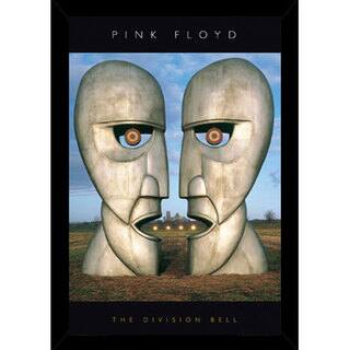 Pink Floyd - Division Bell Print (24-inch x 36-inch) with Contemporary Poster Frame