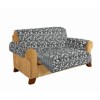 Elegant Comfort - Leaf Design QUILTED Reversible Furniture Protector