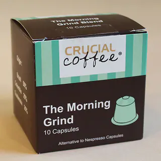 The Morning Grind Replacement Coffee Capsules for Use in Most Nespresso Machines 10 Capsules