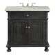 Crawford & Burke Lincoln 35-inch Vanity Base with Stone Top and Sink