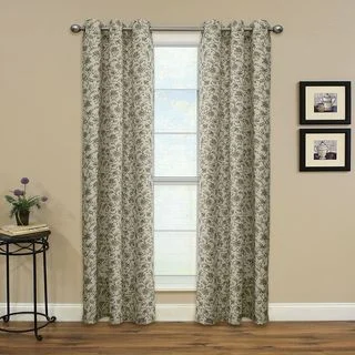 Miller Curtains Enfield Onyx 84-inch Grommet Panel